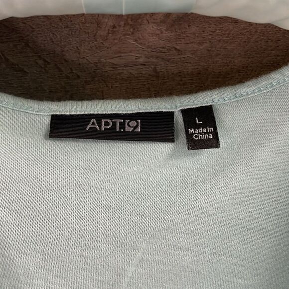 Apt 9 Ladies Sequined Tank Top , Size Large, Light Teal - Picture 3 of 6